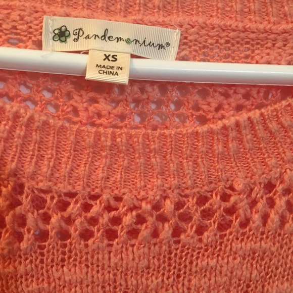 pandemonium oversized lace knit top - Picture 3 of 5